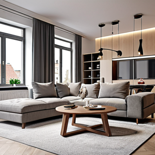**

"A modern apartment interior in Warsaw, Poland, showcasing a well-calculated ROI displayed on a tablet screen. The scene should evoke a sense of financial security and smart investment, featuring a cozy living room with Polish design elements."

**